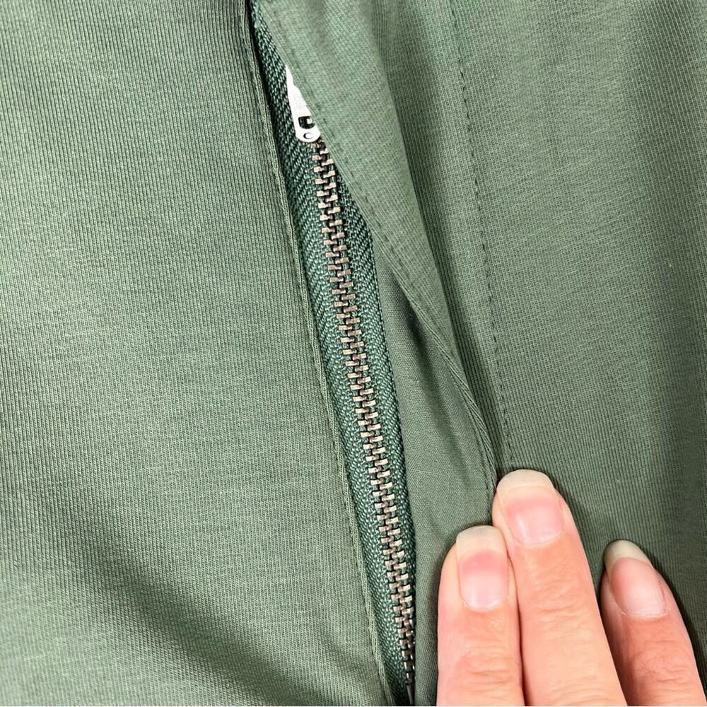Swet Tailor Shorts The Everyday Chino Jersey Olive Pockets Stretch Golf 29 NEW - Picture 6 of 15